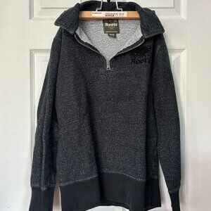 Roots salt and pepper quarter zip